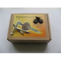 ISOSTUD L naglas ar cepurītēm 3,5x45mm  (100gab.) ģeomembrānai, 5959075062930