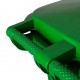Plastmasas atkritumu konteineris ar 2 riteņiem 240L, zaļš
